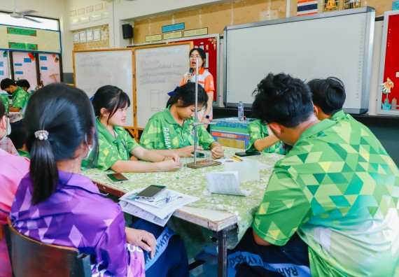 คณะวิทยาศาสตร์และเทคโนโลยี จัดค่ายวิทยาศาสตร์สัญจร ปีการศึกษา 2566  โรงเรียนระหานวิทยา 