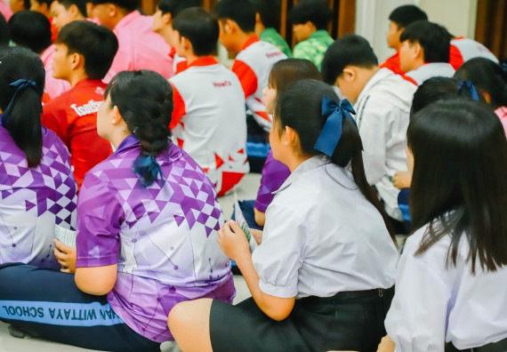 คณะวิทยาศาสตร์และเทคโนโลยี จัดค่ายวิทยาศาสตร์สัญจร ปีการศึกษา 2566  โรงเรียนระหานวิทยา 