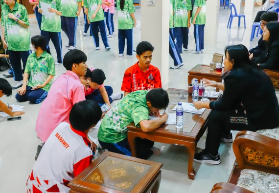 คณะวิทยาศาสตร์และเทคโนโลยี จัดค่ายวิทยาศาสตร์สัญจร ปีการศึกษา 2566  โรงเรียนระหานวิทยา 