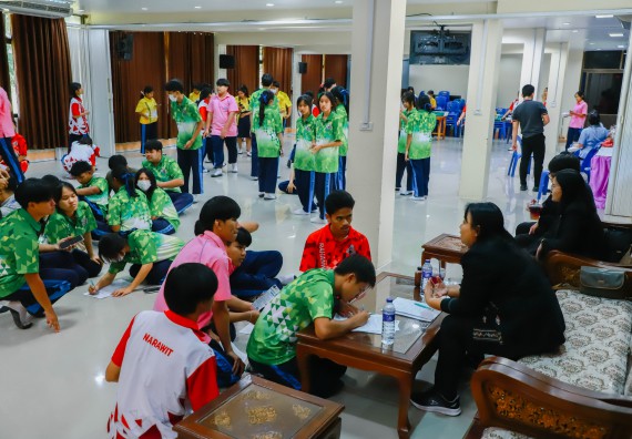 คณะวิทยาศาสตร์และเทคโนโลยี จัดค่ายวิทยาศาสตร์สัญจร ปีการศึกษา 2566  โรงเรียนระหานวิทยา 