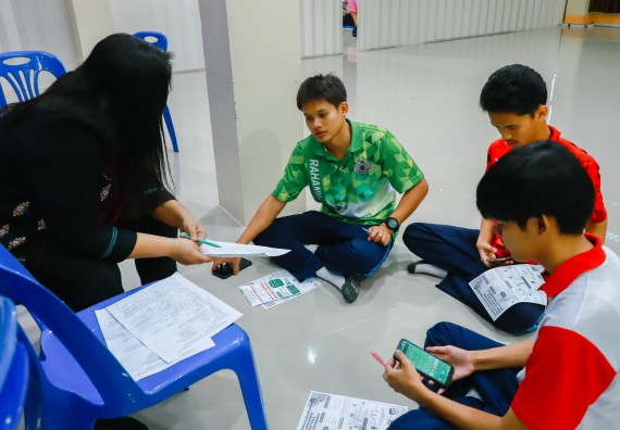 คณะวิทยาศาสตร์และเทคโนโลยี จัดค่ายวิทยาศาสตร์สัญจร ปีการศึกษา 2566  โรงเรียนระหานวิทยา 