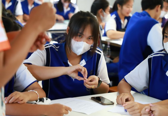 ภาพกิจกรรม  คณะวิทยาศาสตร์และเทคโนโลยี จัดค่ายวิทยาศาสตร์สัญจร ปีการศึกษา 2566  โรงเรียนผดุงปัญญา