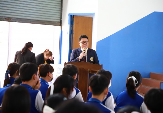 ภาพกิจกรรม  คณะวิทยาศาสตร์และเทคโนโลยี จัดค่ายวิทยาศาสตร์สัญจร ปีการศึกษา 2566  โรงเรียนผดุงปัญญา