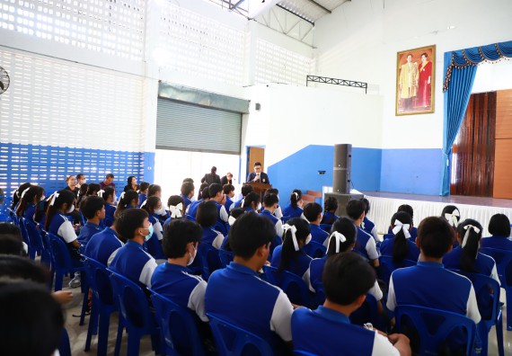 ภาพกิจกรรม  คณะวิทยาศาสตร์และเทคโนโลยี จัดค่ายวิทยาศาสตร์สัญจร ปีการศึกษา 2566  โรงเรียนผดุงปัญญา