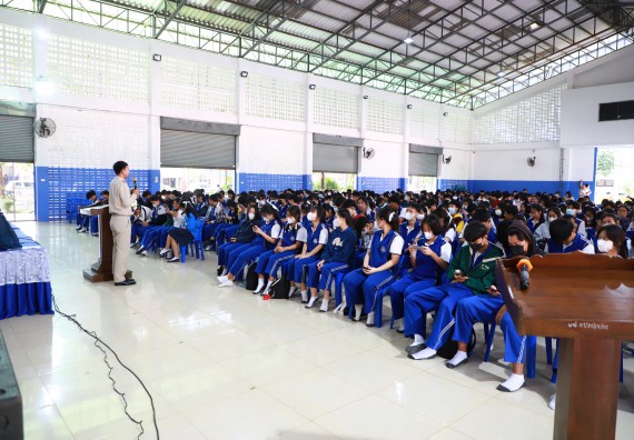 ภาพกิจกรรม  คณะวิทยาศาสตร์และเทคโนโลยี จัดค่ายวิทยาศาสตร์สัญจร ปีการศึกษา 2566  โรงเรียนผดุงปัญญา