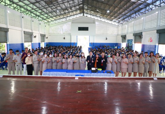 ภาพกิจกรรม  คณะวิทยาศาสตร์และเทคโนโลยี จัดค่ายวิทยาศาสตร์สัญจร ปีการศึกษา 2566  โรงเรียนผดุงปัญญา