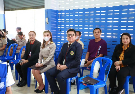 ภาพกิจกรรม  คณะวิทยาศาสตร์และเทคโนโลยี จัดค่ายวิทยาศาสตร์สัญจร ปีการศึกษา 2566  โรงเรียนผดุงปัญญา