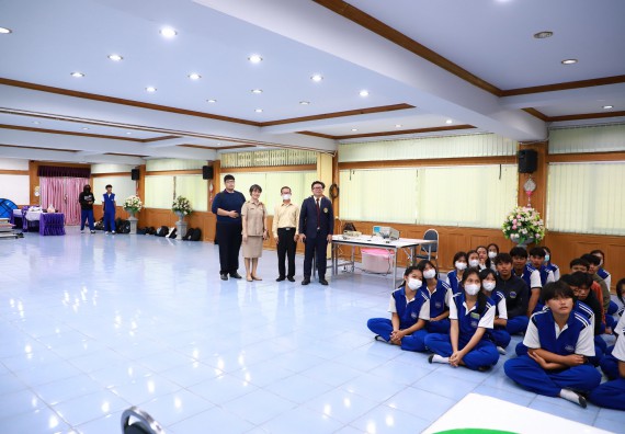 ภาพกิจกรรม  คณะวิทยาศาสตร์และเทคโนโลยี จัดค่ายวิทยาศาสตร์สัญจร ปีการศึกษา 2566  โรงเรียนผดุงปัญญา