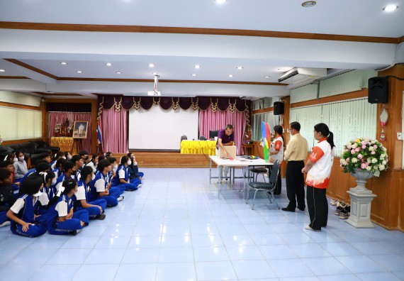 ภาพกิจกรรม  คณะวิทยาศาสตร์และเทคโนโลยี จัดค่ายวิทยาศาสตร์สัญจร ปีการศึกษา 2566  โรงเรียนผดุงปัญญา
