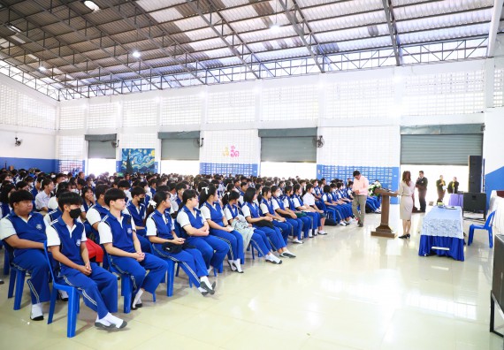 ภาพกิจกรรม  คณะวิทยาศาสตร์และเทคโนโลยี จัดค่ายวิทยาศาสตร์สัญจร ปีการศึกษา 2566  โรงเรียนผดุงปัญญา