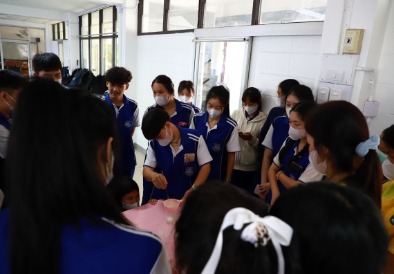 ภาพกิจกรรม  คณะวิทยาศาสตร์และเทคโนโลยี จัดค่ายวิทยาศาสตร์สัญจร ปีการศึกษา 2566  โรงเรียนผดุงปัญญา