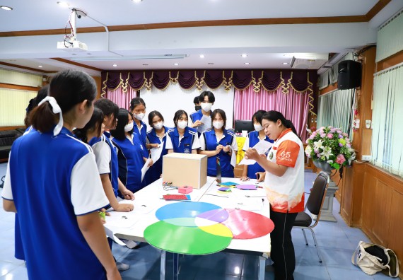 ภาพกิจกรรม  คณะวิทยาศาสตร์และเทคโนโลยี จัดค่ายวิทยาศาสตร์สัญจร ปีการศึกษา 2566  โรงเรียนผดุงปัญญา