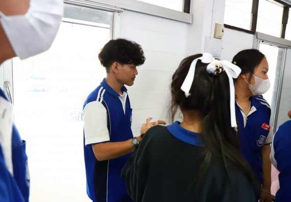 ภาพกิจกรรม  คณะวิทยาศาสตร์และเทคโนโลยี จัดค่ายวิทยาศาสตร์สัญจร ปีการศึกษา 2566  โรงเรียนผดุงปัญญา