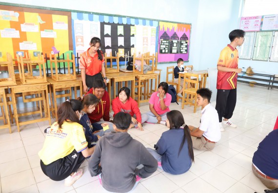 ภาพกิจกรรม  คณะวิทยาศาสตร์และเทคโนโลยี จัดค่ายวิทยาศาสตร์สัญจร ปีการศึกษา 2566  โรงเรียนราษฎร์ปรีชาวิทยาคม