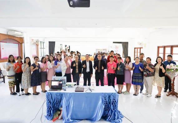 ภาพกิจกรรม  คณะวิทยาศาสตร์และเทคโนโลยี จัดค่ายวิทยาศาสตร์สัญจร ปีการศึกษา 2566  โรงเรียนราษฎร์ปรีชาวิทยาคม