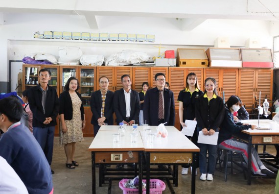 ภาพกิจกรรม  คณะวิทยาศาสตร์และเทคโนโลยี จัดค่ายวิทยาศาสตร์สัญจร ปีการศึกษา 2566  โรงเรียนราษฎร์ปรีชาวิทยาคม