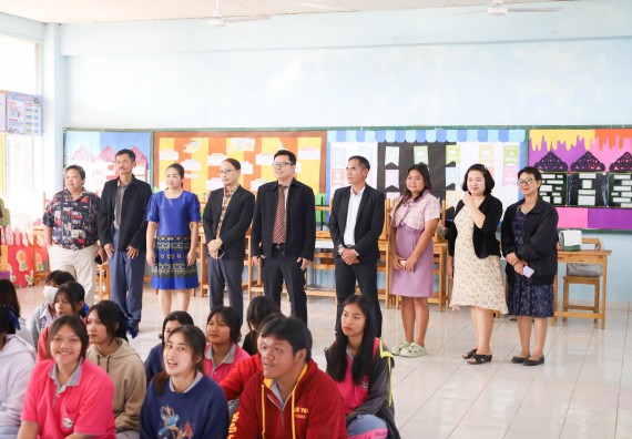 ภาพกิจกรรม  คณะวิทยาศาสตร์และเทคโนโลยี จัดค่ายวิทยาศาสตร์สัญจร ปีการศึกษา 2566  โรงเรียนราษฎร์ปรีชาวิทยาคม