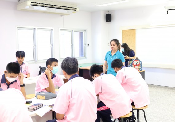 ภาพกิจกรรม  คณะวิทยาศาสตร์และเทคโนโลยี ร่วมกับโรงเรียนพิจิตรพิทยาคม จัดโครงการพัฒนาผู้เรียนมีผลสัมฤทธิ์ทางวิชาการ กิจกรรมพัฒนาศักยภาพนักเรียนห้องเรียนพิเศษวิทยาศาสตร์ฯ SMAT