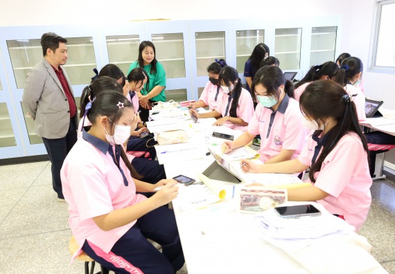 ภาพกิจกรรม  คณะวิทยาศาสตร์และเทคโนโลยี ร่วมกับโรงเรียนพิจิตรพิทยาคม จัดโครงการพัฒนาผู้เรียนมีผลสัมฤทธิ์ทางวิชาการ กิจกรรมพัฒนาศักยภาพนักเรียนห้องเรียนพิเศษวิทยาศาสตร์ฯ SMAT