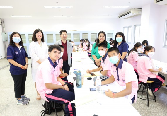 ภาพกิจกรรม  คณะวิทยาศาสตร์และเทคโนโลยี ร่วมกับโรงเรียนพิจิตรพิทยาคม จัดโครงการพัฒนาผู้เรียนมีผลสัมฤทธิ์ทางวิชาการ กิจกรรมพัฒนาศักยภาพนักเรียนห้องเรียนพิเศษวิทยาศาสตร์ฯ SMAT