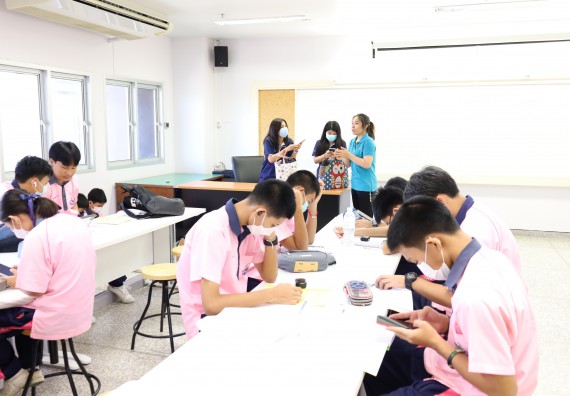 ภาพกิจกรรม  คณะวิทยาศาสตร์และเทคโนโลยี ร่วมกับโรงเรียนพิจิตรพิทยาคม จัดโครงการพัฒนาผู้เรียนมีผลสัมฤทธิ์ทางวิชาการ กิจกรรมพัฒนาศักยภาพนักเรียนห้องเรียนพิเศษวิทยาศาสตร์ฯ SMAT