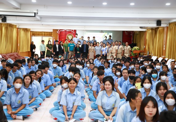 ภาพกิจกรรม  คณะวิทยาศาสตร์และเทคโนโลยี จัดค่ายวิทยาศาสตร์สัญจร ปีการศึกษา 2566  โรงเรียนทุ่งทรายวิทยา