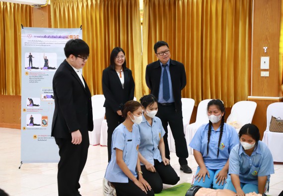 ภาพกิจกรรม  คณะวิทยาศาสตร์และเทคโนโลยี จัดค่ายวิทยาศาสตร์สัญจร ปีการศึกษา 2566  โรงเรียนทุ่งทรายวิทยา