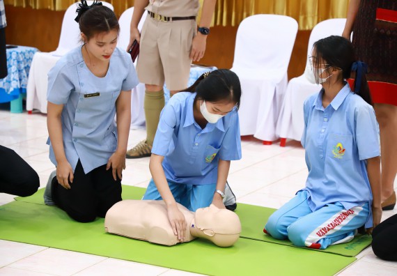 ภาพกิจกรรม  คณะวิทยาศาสตร์และเทคโนโลยี จัดค่ายวิทยาศาสตร์สัญจร ปีการศึกษา 2566  โรงเรียนทุ่งทรายวิทยา