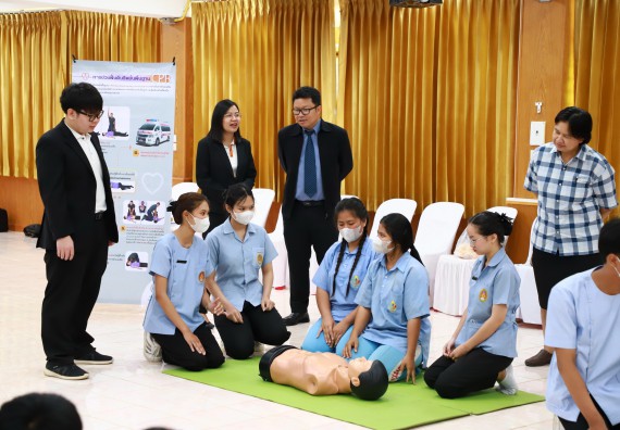 ภาพกิจกรรม  คณะวิทยาศาสตร์และเทคโนโลยี จัดค่ายวิทยาศาสตร์สัญจร ปีการศึกษา 2566  โรงเรียนทุ่งทรายวิทยา