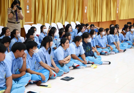 ภาพกิจกรรม  คณะวิทยาศาสตร์และเทคโนโลยี จัดค่ายวิทยาศาสตร์สัญจร ปีการศึกษา 2566  โรงเรียนทุ่งทรายวิทยา