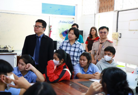 ภาพกิจกรรม  คณะวิทยาศาสตร์และเทคโนโลยี จัดค่ายวิทยาศาสตร์สัญจร ปีการศึกษา 2566  โรงเรียนทุ่งทรายวิทยา