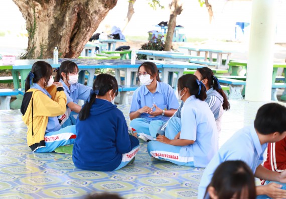 ภาพกิจกรรม  คณะวิทยาศาสตร์และเทคโนโลยี จัดค่ายวิทยาศาสตร์สัญจร ปีการศึกษา 2566  โรงเรียนทุ่งทรายวิทยา
