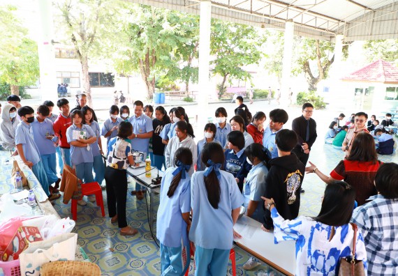 ภาพกิจกรรม  คณะวิทยาศาสตร์และเทคโนโลยี จัดค่ายวิทยาศาสตร์สัญจร ปีการศึกษา 2566  โรงเรียนทุ่งทรายวิทยา