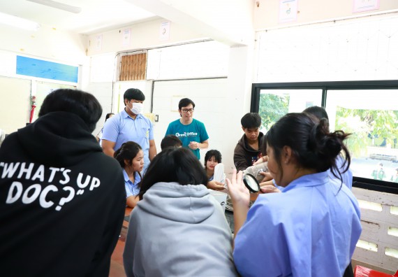 ภาพกิจกรรม  คณะวิทยาศาสตร์และเทคโนโลยี จัดค่ายวิทยาศาสตร์สัญจร ปีการศึกษา 2566  โรงเรียนทุ่งทรายวิทยา