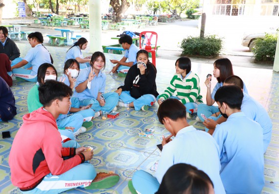 ภาพกิจกรรม  คณะวิทยาศาสตร์และเทคโนโลยี จัดค่ายวิทยาศาสตร์สัญจร ปีการศึกษา 2566  โรงเรียนทุ่งทรายวิทยา
