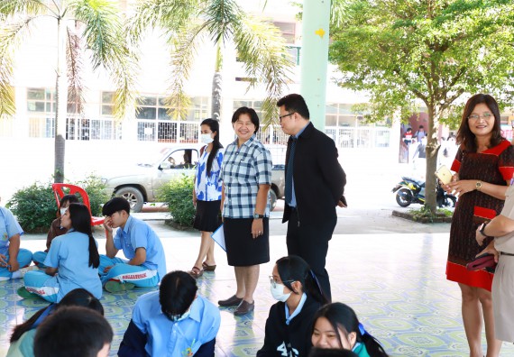 ภาพกิจกรรม  คณะวิทยาศาสตร์และเทคโนโลยี จัดค่ายวิทยาศาสตร์สัญจร ปีการศึกษา 2566  โรงเรียนทุ่งทรายวิทยา