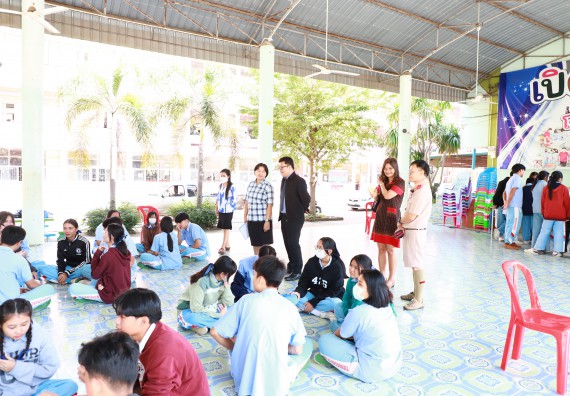 ภาพกิจกรรม  คณะวิทยาศาสตร์และเทคโนโลยี จัดค่ายวิทยาศาสตร์สัญจร ปีการศึกษา 2566  โรงเรียนทุ่งทรายวิทยา