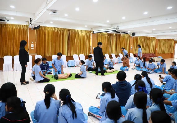 ภาพกิจกรรม  คณะวิทยาศาสตร์และเทคโนโลยี จัดค่ายวิทยาศาสตร์สัญจร ปีการศึกษา 2566  โรงเรียนทุ่งทรายวิทยา