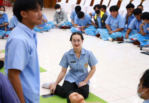 ภาพกิจกรรม  คณะวิทยาศาสตร์และเทคโนโลยี จัดค่ายวิทยาศาสตร์สัญจร ปีการศึกษา 2566  โรงเรียนทุ่งทรายวิทยา