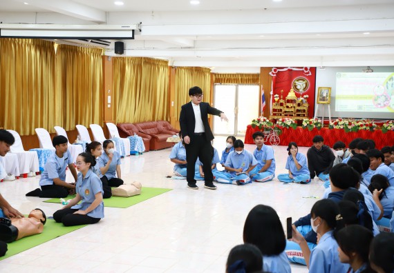 ภาพกิจกรรม  คณะวิทยาศาสตร์และเทคโนโลยี จัดค่ายวิทยาศาสตร์สัญจร ปีการศึกษา 2566  โรงเรียนทุ่งทรายวิทยา