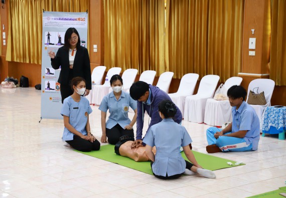 ภาพกิจกรรม  คณะวิทยาศาสตร์และเทคโนโลยี จัดค่ายวิทยาศาสตร์สัญจร ปีการศึกษา 2566  โรงเรียนทุ่งทรายวิทยา