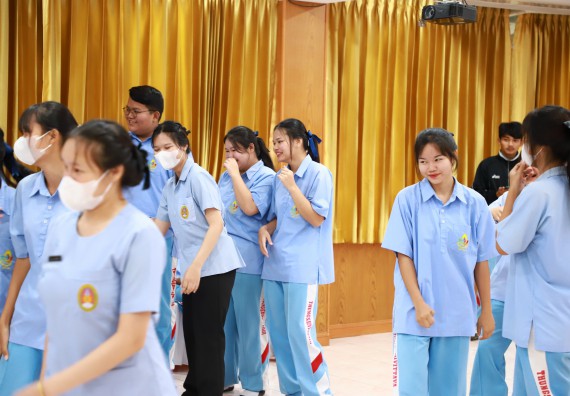 ภาพกิจกรรม  คณะวิทยาศาสตร์และเทคโนโลยี จัดค่ายวิทยาศาสตร์สัญจร ปีการศึกษา 2566  โรงเรียนทุ่งทรายวิทยา