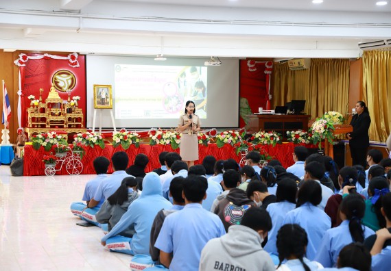 ภาพกิจกรรม  คณะวิทยาศาสตร์และเทคโนโลยี จัดค่ายวิทยาศาสตร์สัญจร ปีการศึกษา 2566  โรงเรียนทุ่งทรายวิทยา