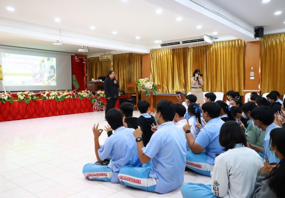 ภาพกิจกรรม  คณะวิทยาศาสตร์และเทคโนโลยี จัดค่ายวิทยาศาสตร์สัญจร ปีการศึกษา 2566  โรงเรียนทุ่งทรายวิทยา