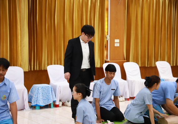 ภาพกิจกรรม  คณะวิทยาศาสตร์และเทคโนโลยี จัดค่ายวิทยาศาสตร์สัญจร ปีการศึกษา 2566  โรงเรียนทุ่งทรายวิทยา