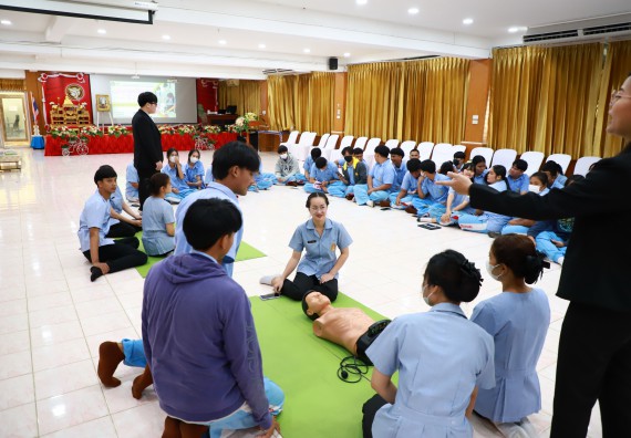 ภาพกิจกรรม  คณะวิทยาศาสตร์และเทคโนโลยี จัดค่ายวิทยาศาสตร์สัญจร ปีการศึกษา 2566  โรงเรียนทุ่งทรายวิทยา