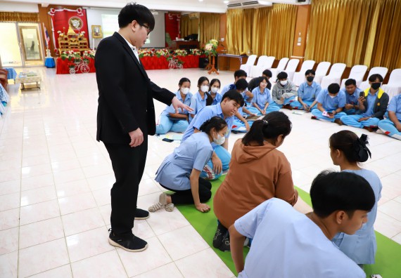 ภาพกิจกรรม  คณะวิทยาศาสตร์และเทคโนโลยี จัดค่ายวิทยาศาสตร์สัญจร ปีการศึกษา 2566  โรงเรียนทุ่งทรายวิทยา