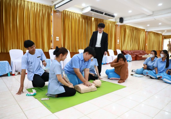 ภาพกิจกรรม  คณะวิทยาศาสตร์และเทคโนโลยี จัดค่ายวิทยาศาสตร์สัญจร ปีการศึกษา 2566  โรงเรียนทุ่งทรายวิทยา