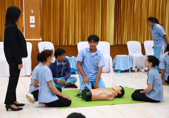 ภาพกิจกรรม  คณะวิทยาศาสตร์และเทคโนโลยี จัดค่ายวิทยาศาสตร์สัญจร ปีการศึกษา 2566  โรงเรียนทุ่งทรายวิทยา