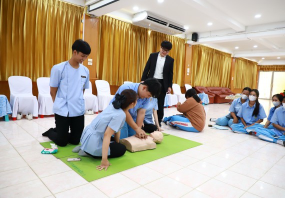 ภาพกิจกรรม  คณะวิทยาศาสตร์และเทคโนโลยี จัดค่ายวิทยาศาสตร์สัญจร ปีการศึกษา 2566  โรงเรียนทุ่งทรายวิทยา